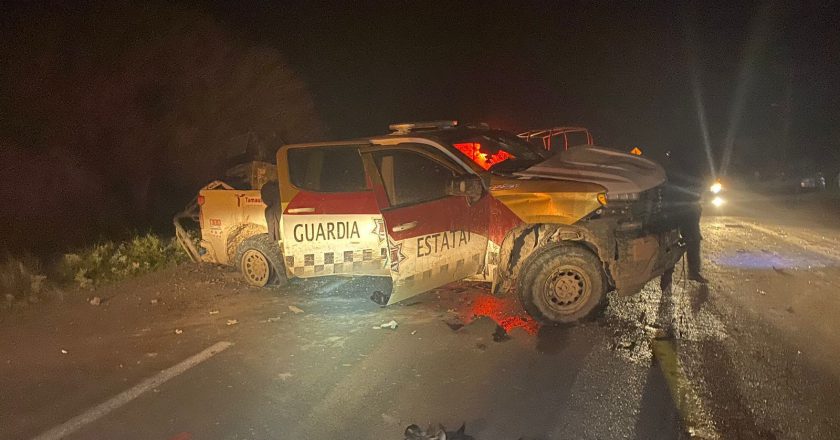 Patrullas clonadas participan en enfrentamiento y accidente