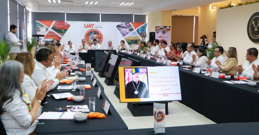 Rector de la UAT presidió en la UAM Mante la reunión del Colegiado de Directores