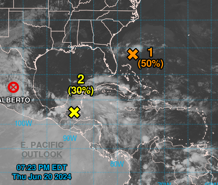 Sube a 60% probabilidad de nueva Tormenta Tropical