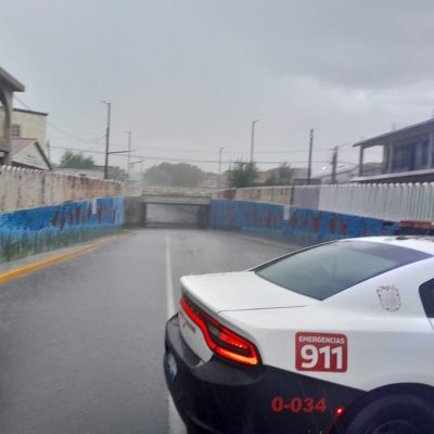 Operativo de apoyo a automovilistas por lluvias