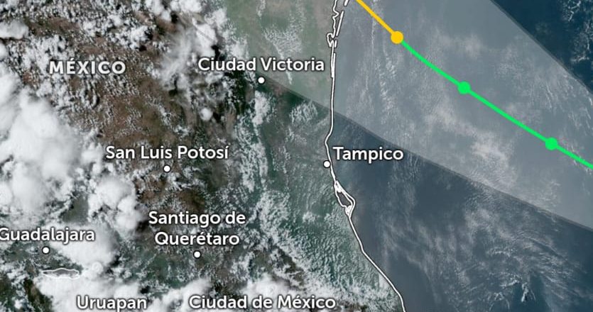 Pasará “Beryl” al norte de Reynosa