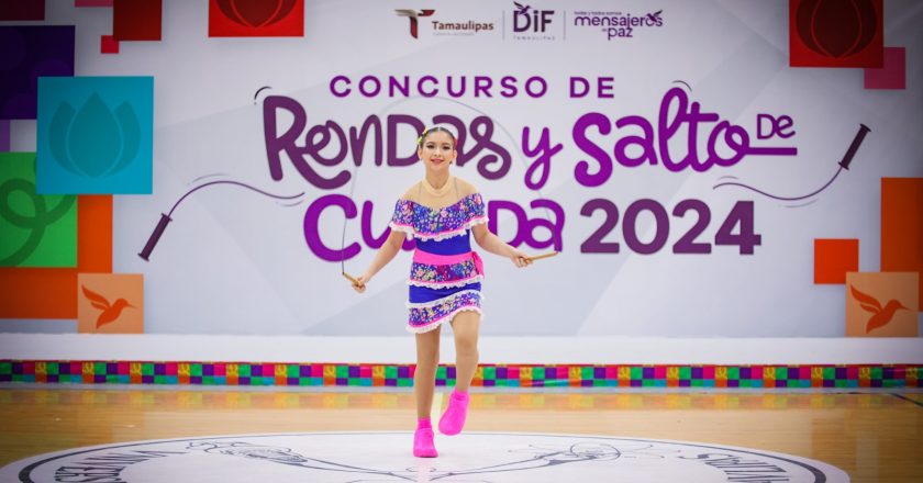 Participan más de 3 mil 500 alumnos en el Concurso Estatal de Rondas y Salto de Cuerda del DIF Tamaulipas