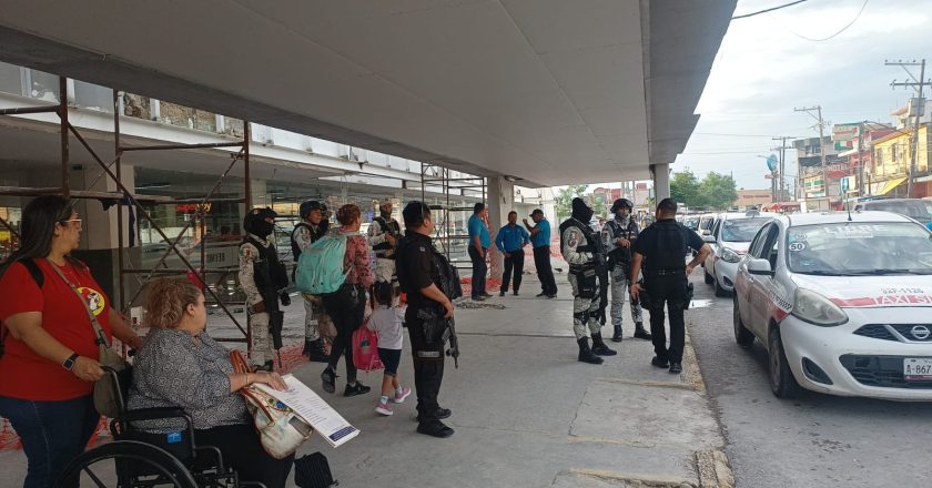 Previo a vacaciones aumentan vigilancia en la central de autobuses