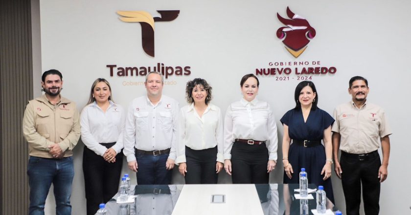 Realiza secretaria Silvia Casas gira de trabajo en Nuevo Laredo