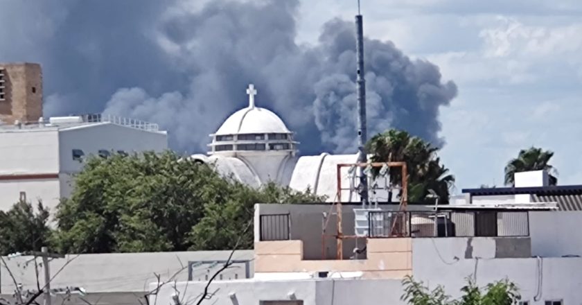 Confunde incendio en el lado americano