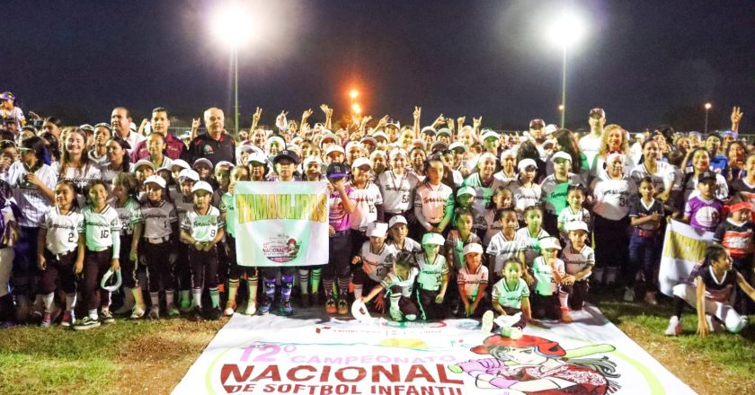 Inaugura María de Villarreal Campeonato Nacional de Softbol Femenil Infantil 2024