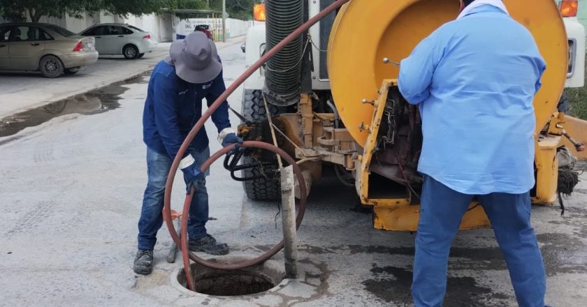 Realizó COMAPA trabajos de mantenimiento en colonia Villa Florida