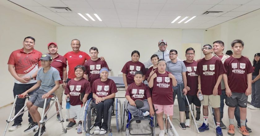 Paratletas reynosenses representarán a Tamaulipas en Tenis de Mesa