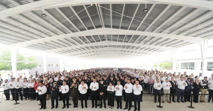 Techumbre inaugurada en la USJT por el Gobernador ofrece espacio digno para prácticas de cadetes y alumnos