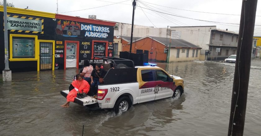 Activa Guardia Estatal Plan Tamaulipas en Matamoros por huracán Francine