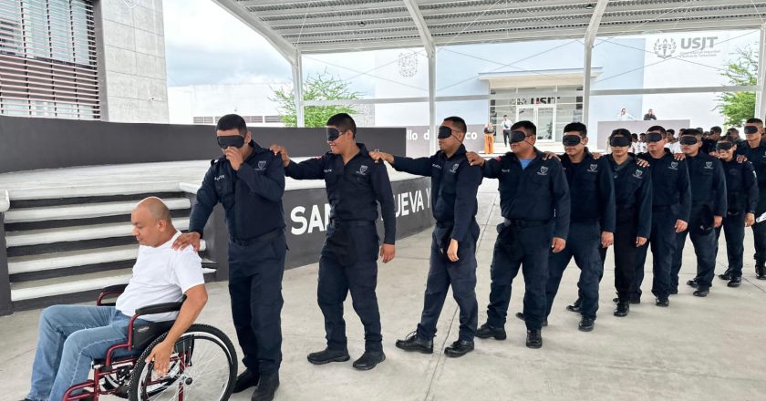 Imparten en la USJT curso de sensibilización y concientización “Cultura de la Discapacidad”, a cadetes de Guardia Estatal