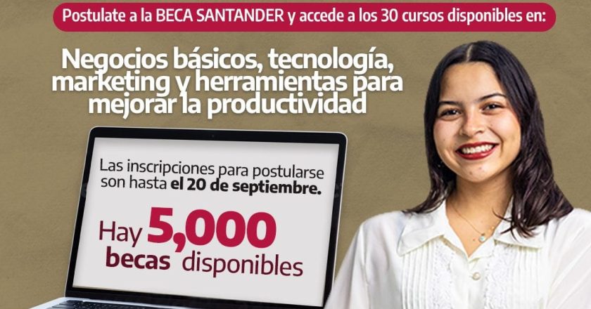 Injuve Tamaulipas y Banco Santander extienden convocatoria de becas de estudios online para jóvenes