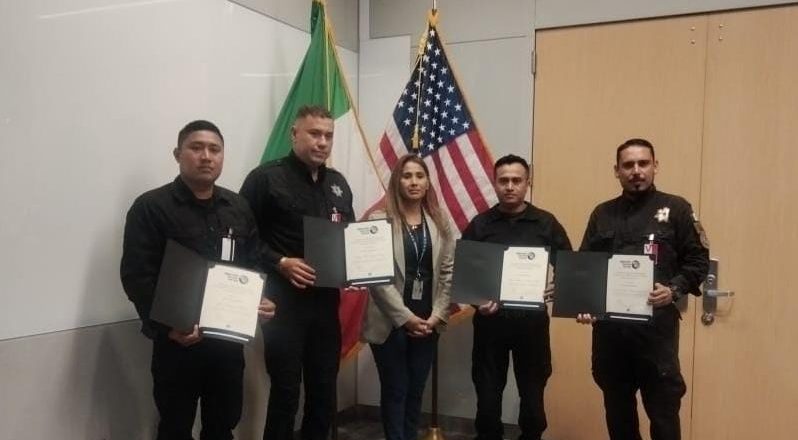 Consulado de EEUU en Matamoros otorgó reconocimiento a la Guardia Estatal