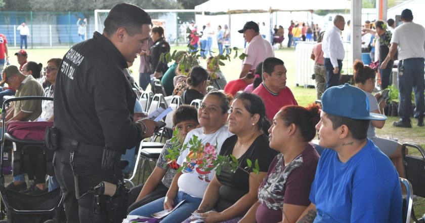 Participó SSPT en brigada “Transformando Familias” en Miguel Alemán