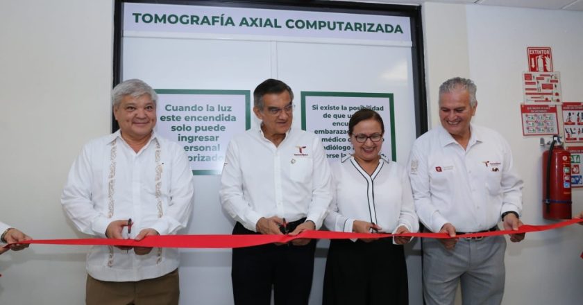 Entregó Américo tomógrafo al Hospital Infantil de Tamaulipas