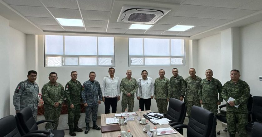 Supervisan titular de SEDENA y Gobernador de Tamaulipas avance de la Agencia Nacional de Aduanas en Nuevo Laredo