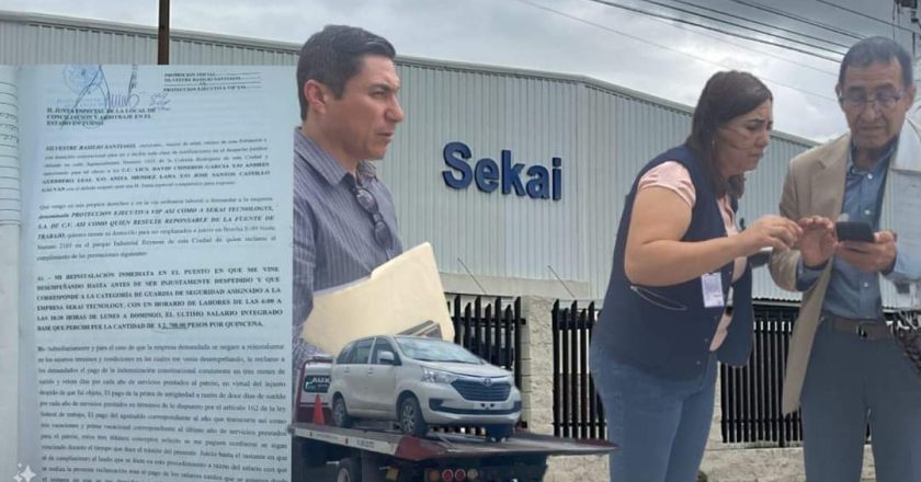 Embargo a maquiladora Sekai