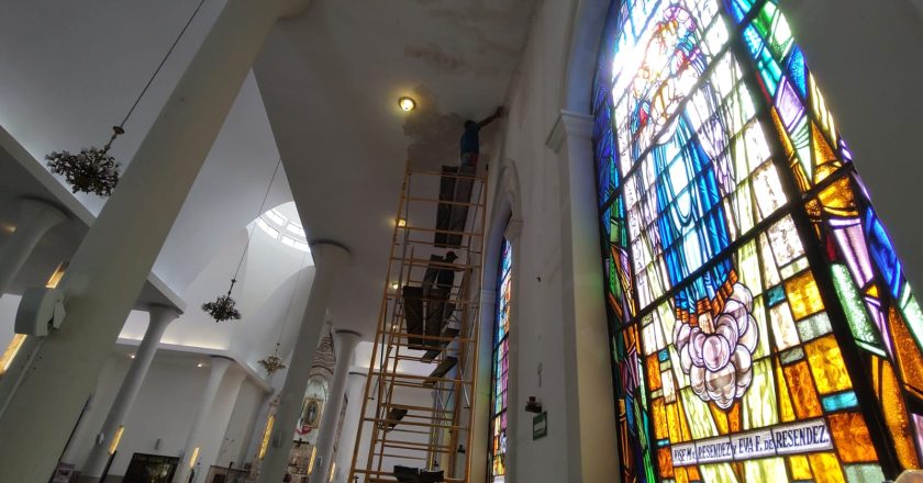 Avanzan trabajos de la futura Concatedral de Reynosa