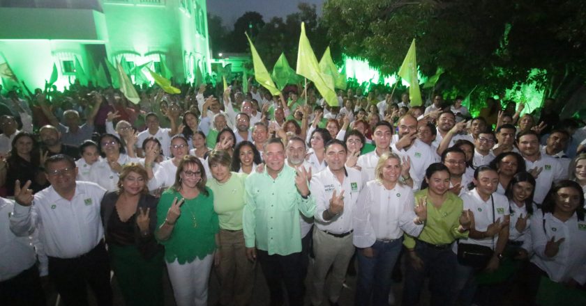 Presidió Eugenio Hernández toma de protesta del Partido Verde en Victoria