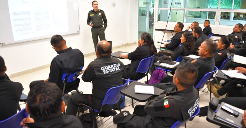 Recibe Guardia Estatal capacitación internacional de inteligencia y contrainteligencia