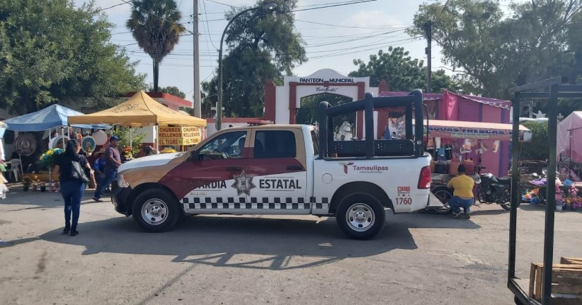 Implementa Guardia Estatal operativo de seguridad en panteones