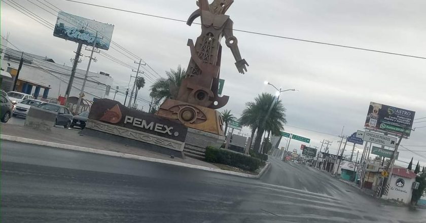 Así documentaron los reynosenses la llegada del Frente Frío No. 7