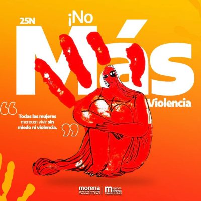 No a la violencia contra mujeres y niñas