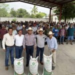 Productores citrícolas del municipio de Llera reciben 85 toneladas de fertilizante