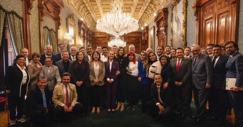 Se reunió Gobernador de Tamaulipas con presidenta Claudia Sheinbaum