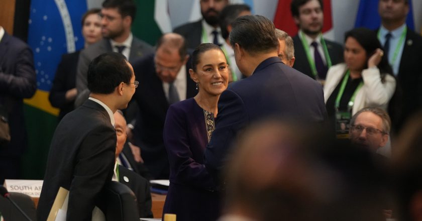 Sostiene Claudia Sheinbaum reuniones bilaterales con mandatarios durante G-20