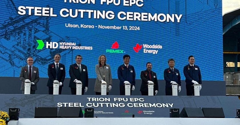 Arranca en Corea construcción de plataforma marítima de producción destinada a Tamaulipas