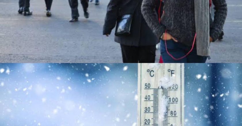 Temperatura bajará hasta 5 grados