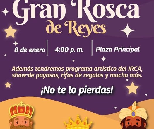 Invita Alcalde a partir la Rosca de Reyes