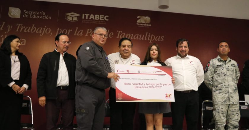 Inicia SSPT y SET entrega de becas “Voluntad y Trabajo por la Paz de Tamaulipas” 2024-2025