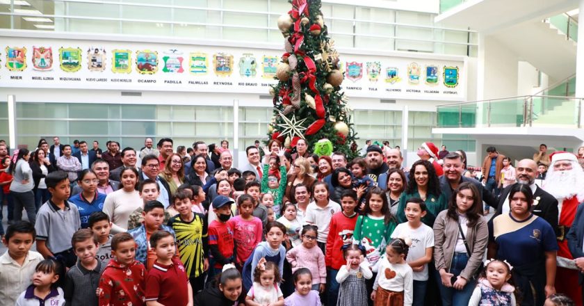 La magia de la Navidad llega al Congreso de Tamaulipas