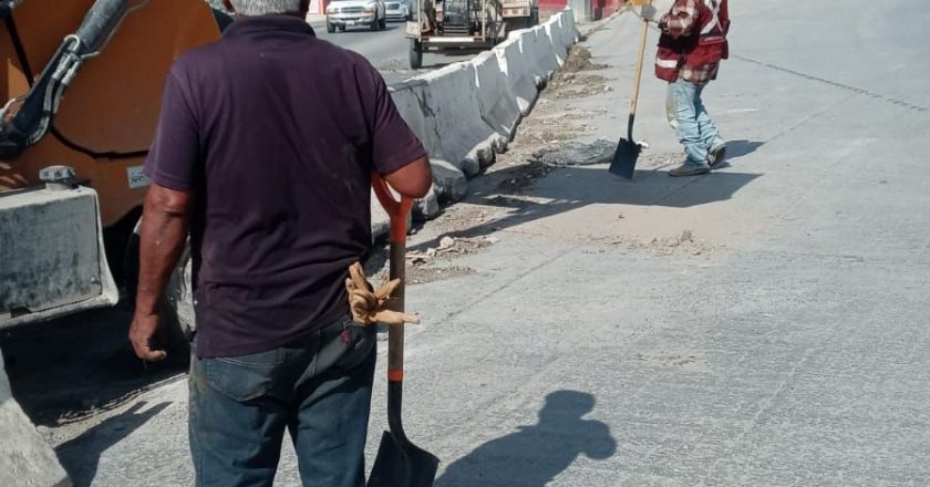 Colocaron nuevas “ballenas” en el puente Reynosa-Hidalgo