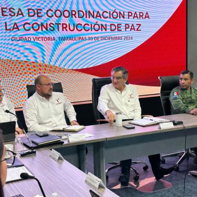 Supervisa Américo trabajos de la Mesa de Seguridad