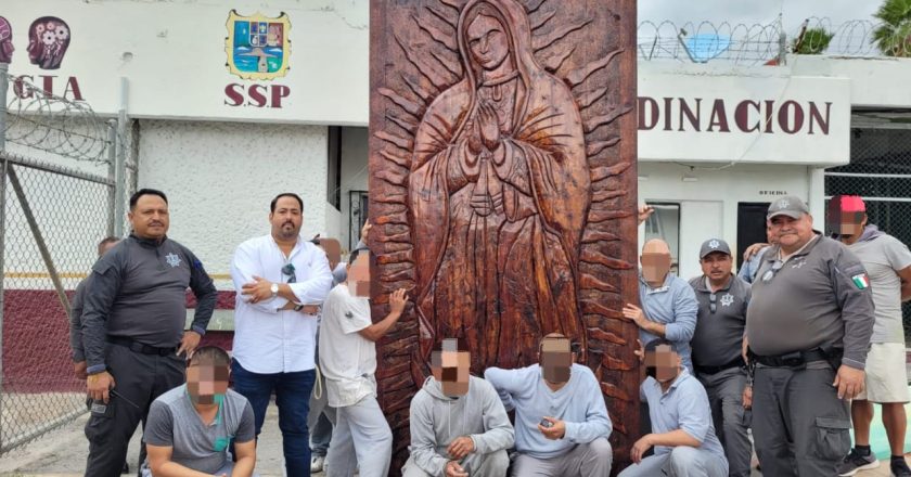 Elaboran PPLs imagen monumental de la Virgen de Guadalupe