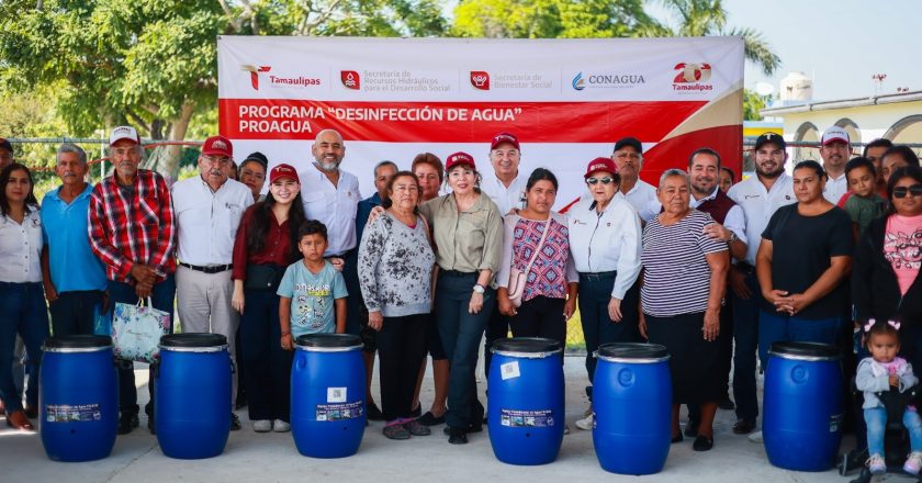 Entrega SEBIEN dispositivos de filtración de agua en Altamira