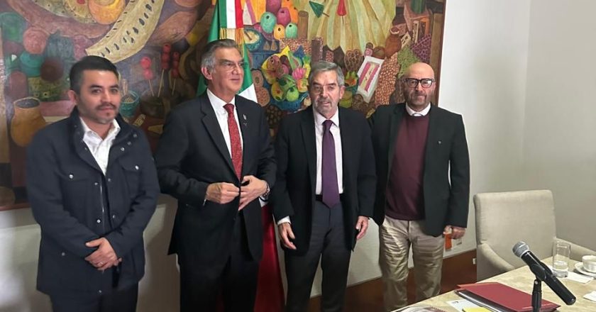 Sostiene gobernador acuerdos con CILA, Conagua y SRE para resolver asuntos del agua del río Bravo