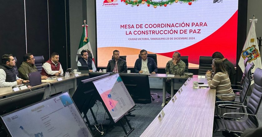 Presidió gobernador Mesa de Seguridad e instruye reforzar operativos para unas fiestas navideñas en paz