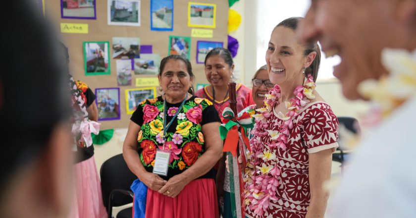 Inauguró Claudia Sheinbaum el centro de salud docente en Santiago Astata, Oaxaca