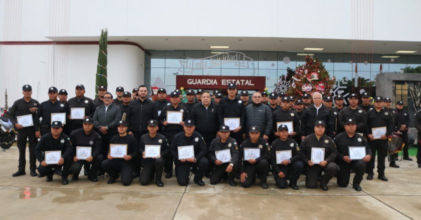 Celebró SSPT a elementos graduados del Curso de Conducción de Motopatrulla