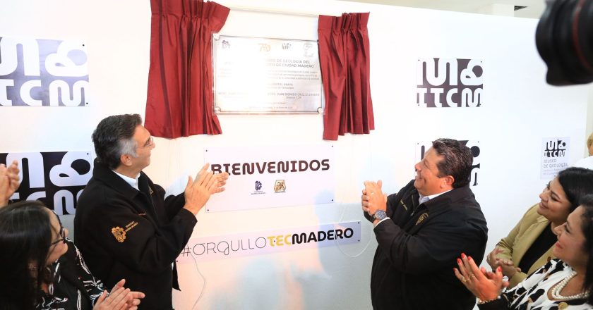 Inauguró Américo el Museo de Geología y entregó parque vehicular a Tránsito de Ciudad Madero