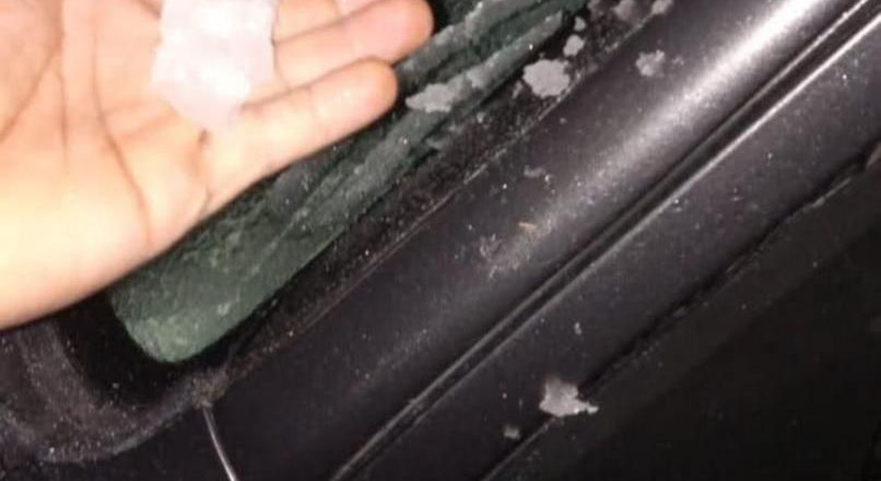 Reportan hielo en el sur de Reynosa