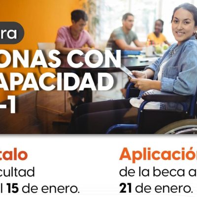 Ofrece la UAT beca para estudiantes con discapacidad en bachillerato, licenciatura y posgrado