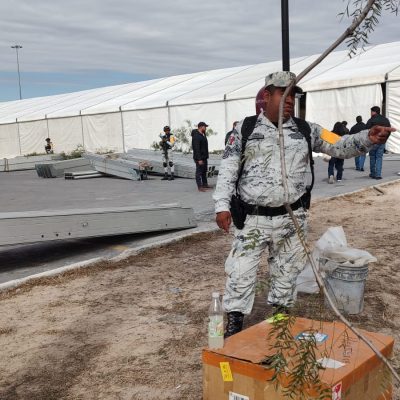 Mega campamentos de migrantes, «por si acaso»