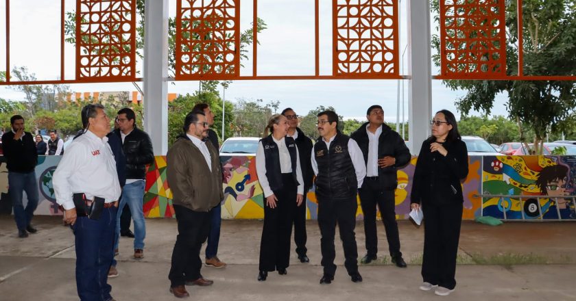 Rector de la UAT supervisa en el Campus Sur obras de infraestructura